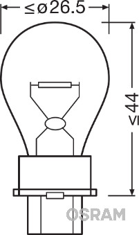 OSRAM Žárovka, blikač ORIGINAL  (3156)