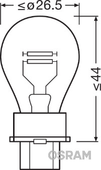 OSRAM Žárovka, blikač ORIGINAL  (3157)