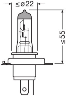 OSRAM Zarovka, dalkovy svetlomet ORIGINAL  (64193)
