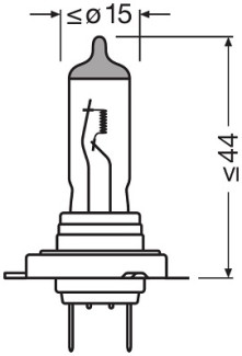 OSRAM Zarovka, dalkovy svetlomet ORIGINAL  (64180L)