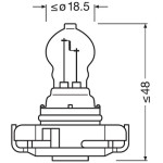 OSRAM Žárovka, blikač ORIGINAL  (2504)