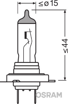 OSRAM Zarovka, dalkovy svetlomet ORIGINAL  (64215)