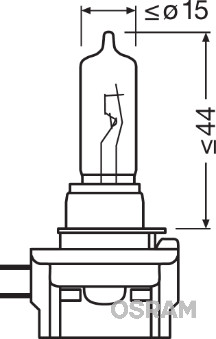 OSRAM Zarovka, dalkovy svetlomet ORIGINAL  (64243)